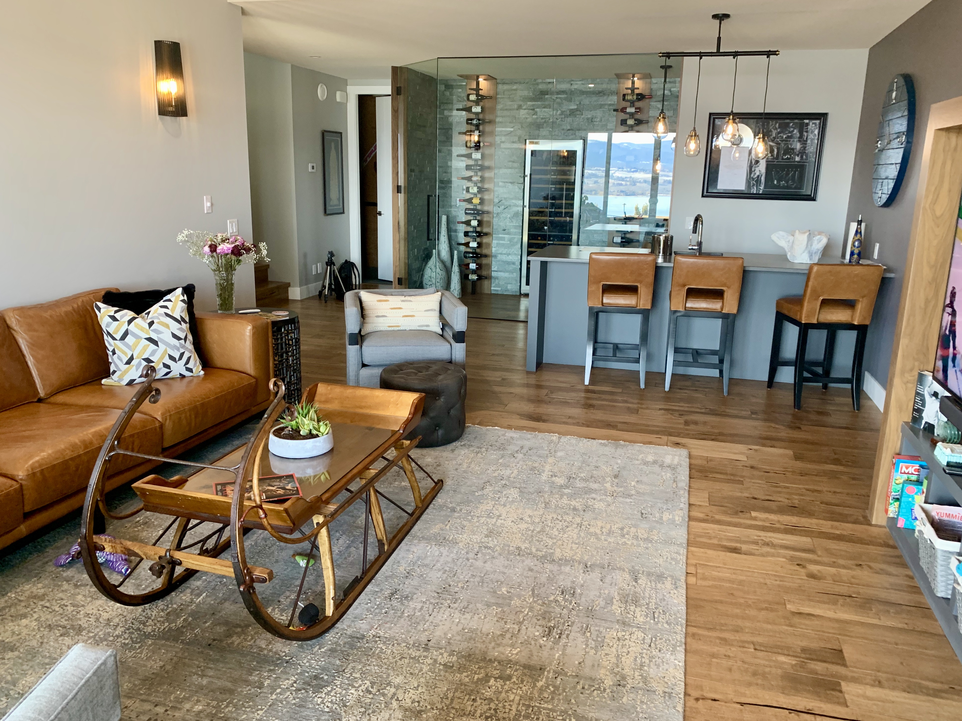 Modern Living Room Renovation Kelowna